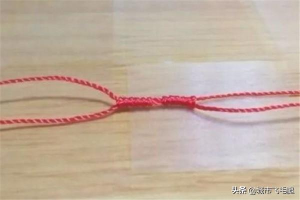 红绳项链编法（手串绳结编法大全）