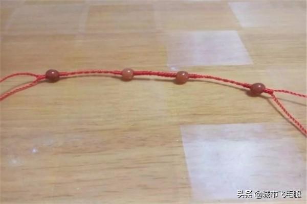 红绳项链编法（手串绳结编法大全）