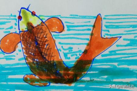 小鲤鱼跳龙门简笔画（小鲤鱼跳龙门简笔画步骤）